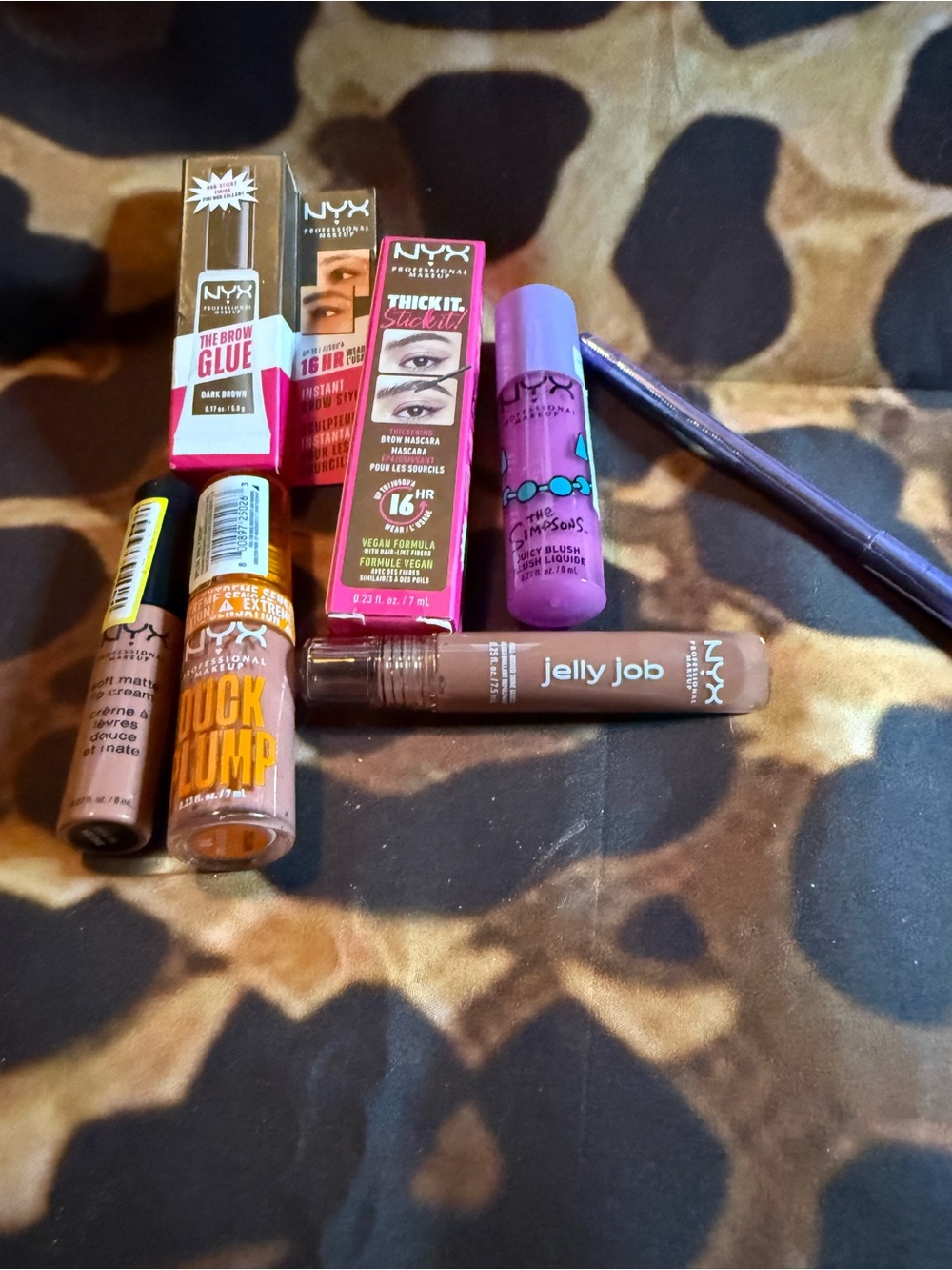 NYX Makeup Bundle- Jelly Job Brown Lip Gloss & Assorted styles- see pics